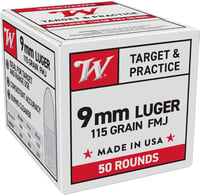 WIN USA 9MM 115GR FMJ 50/20 | 002092232594